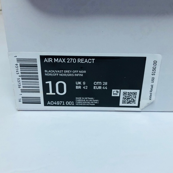 AIR MAX 270 REACT - Picture 9 of 9